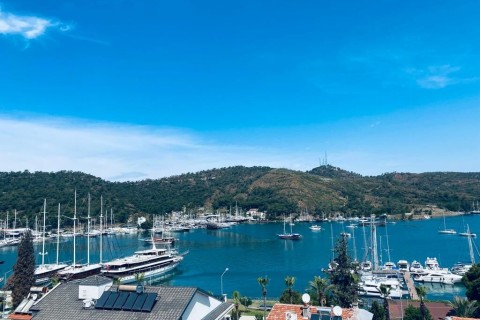 Fethiye 2.Karagözlerde Deniz Manzaralı Çatı Dubleks Satılık
