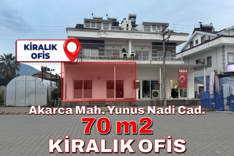 Akarca Mahallesinde 70 m2 Kiralık Ofis