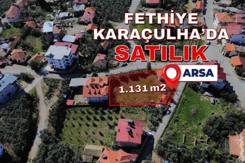 Fethiye Karaçulha Mahallesinde 1 Dönüm 131m2 Arsa Satılık