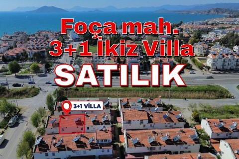 Foça Mah. Denize Yürüme Mesafesinde 3+1 Satılık Villa